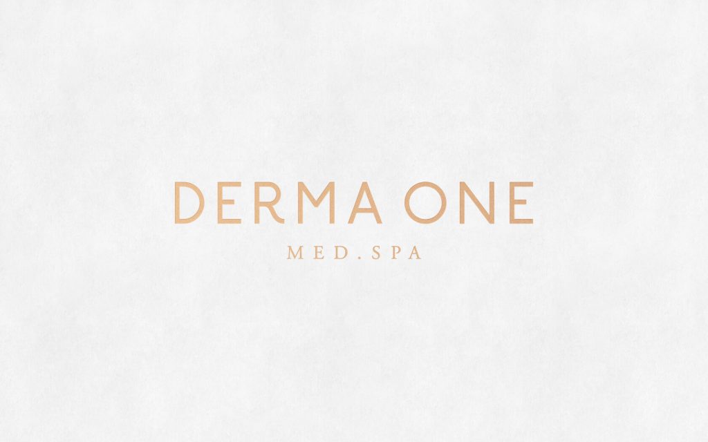 Derma One. Brand logo with Med. Spa