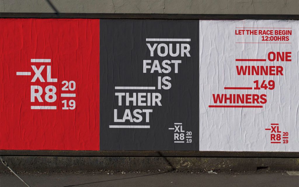 XLR8. Street poster