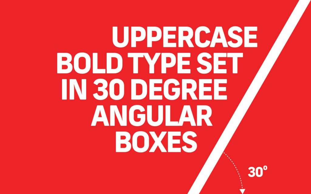 XLR8. Typography details and alignment