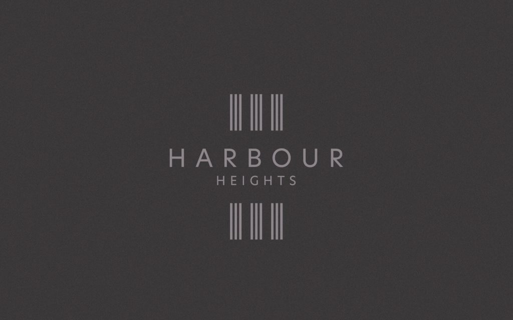 Harbour Height. Brand logo in mid tone