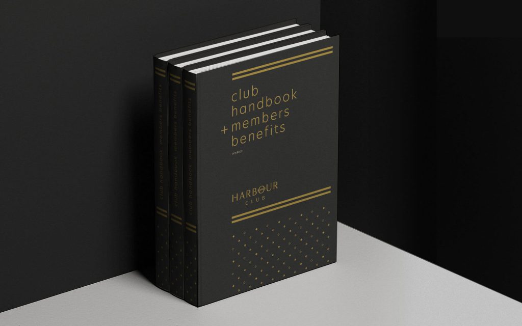 Harbour Club. Book cover style