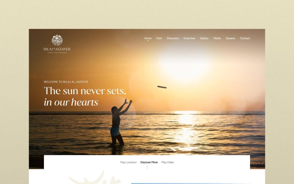 Bilaj. Website Layout - Home Page