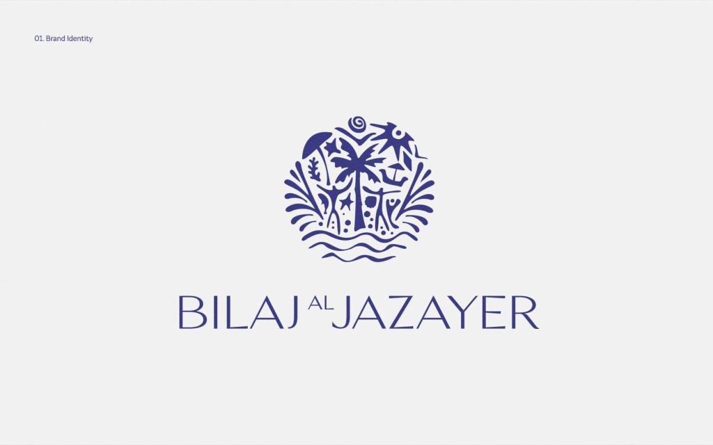 Bilaj logo in blue