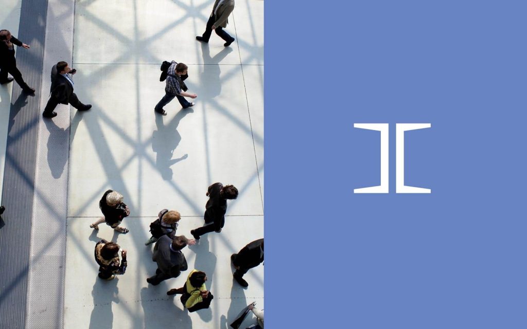 Infracorp. Brand icon with image