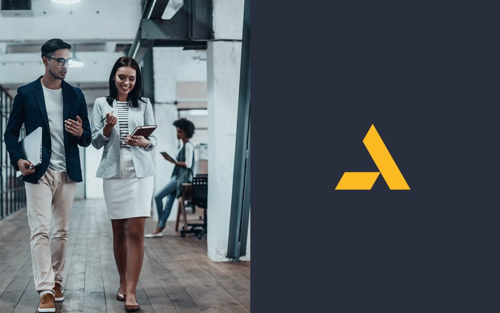 Amana brand icon in yellow