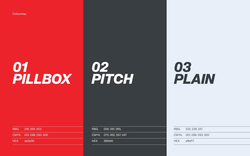 Bahrain Rugby. Brand colours
