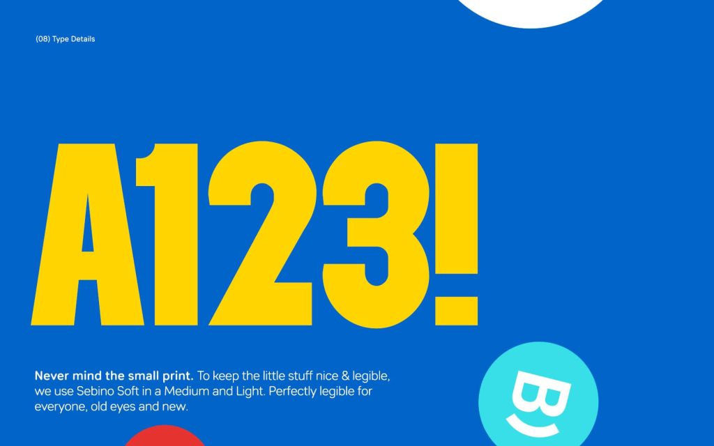 Yableela! Text & numbers in yellow