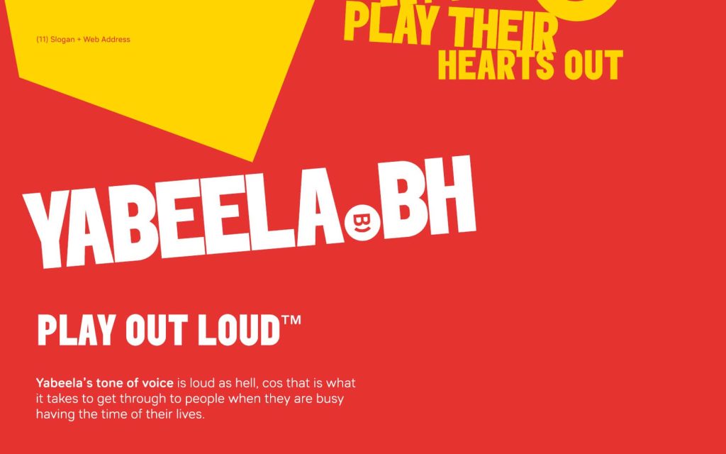 Yabeela! URL in white