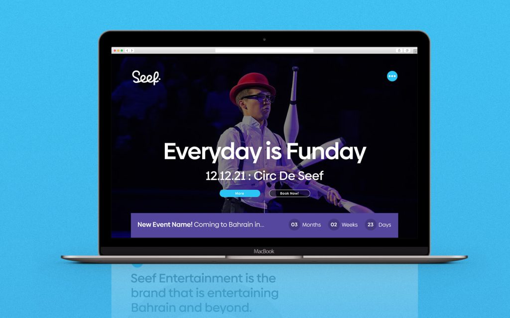 Seef. Web Homepage