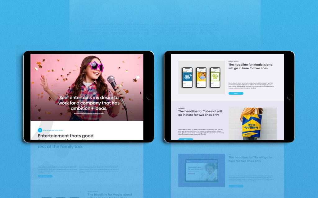 Seef. Web Pages