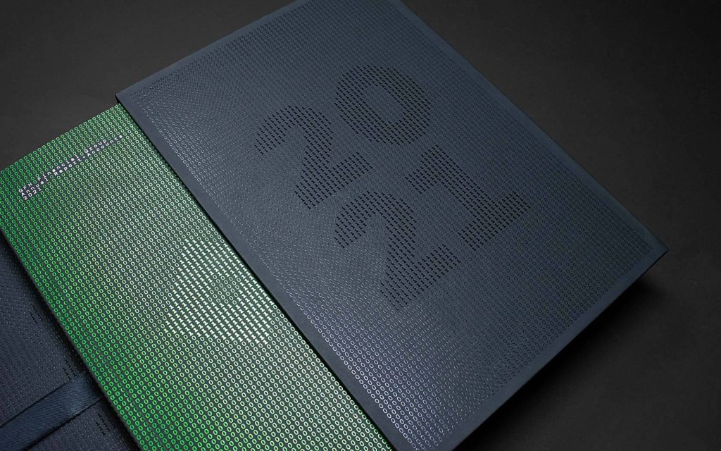 Annual report with slipcase