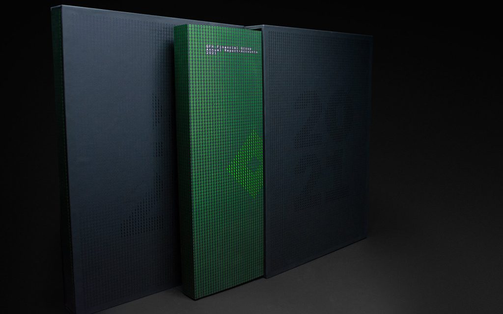 GFH Annual Report Cover with Slipcase