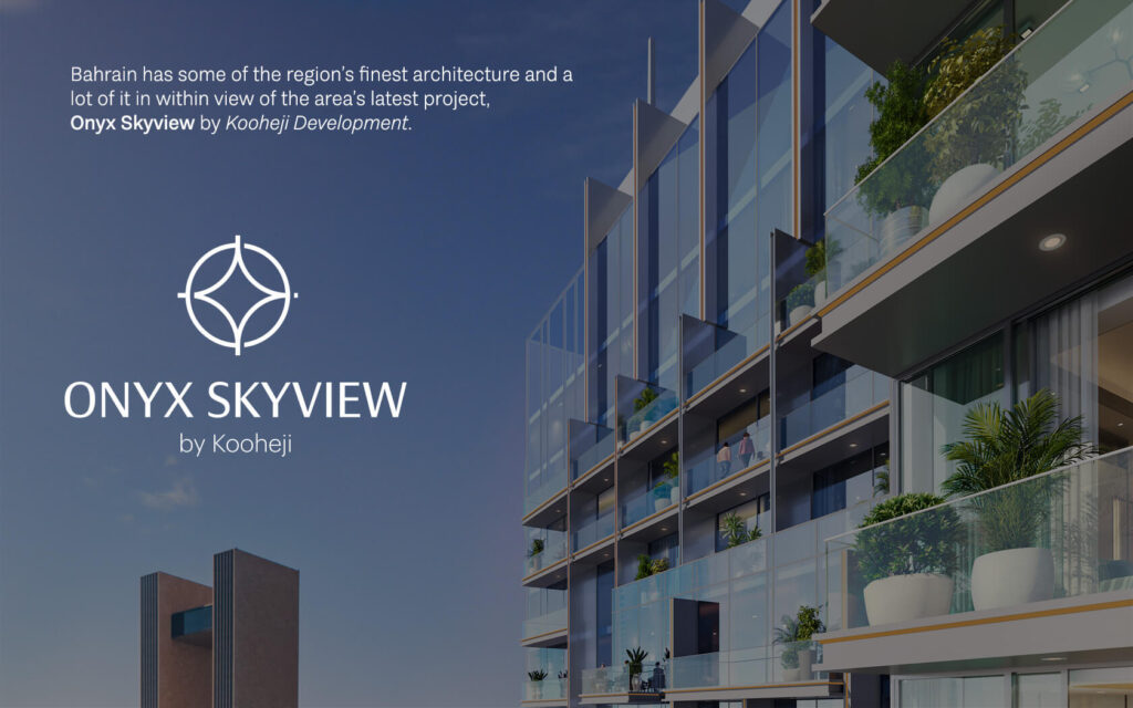 Onyx Skyview brand logo in white