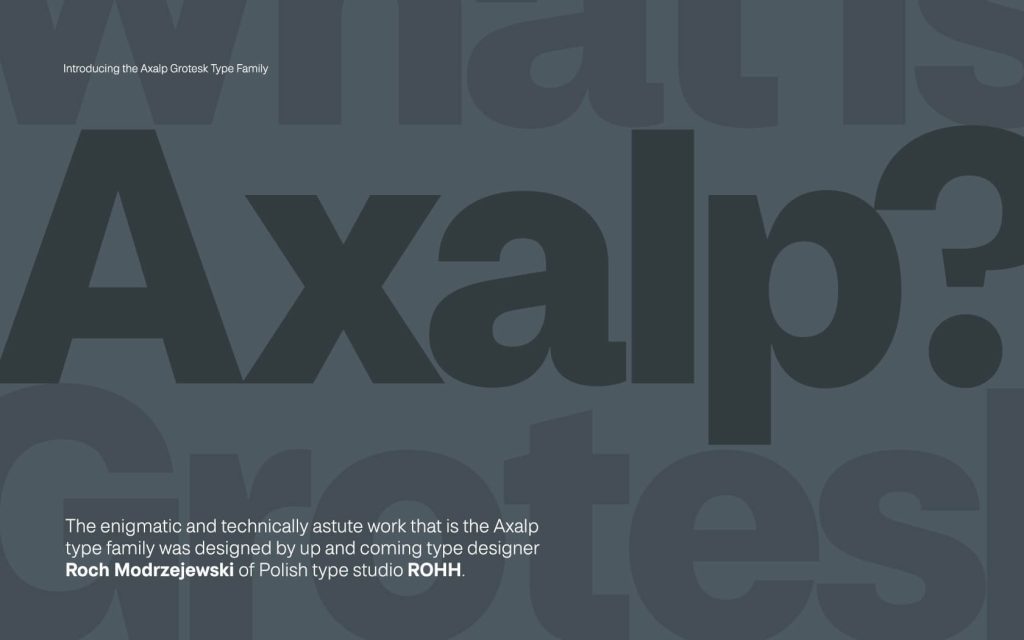 Big5. Brand typeface introduction