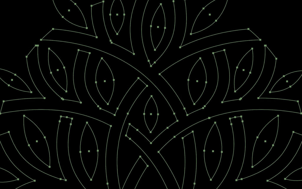 Ras Hayan. Brand icon in line art