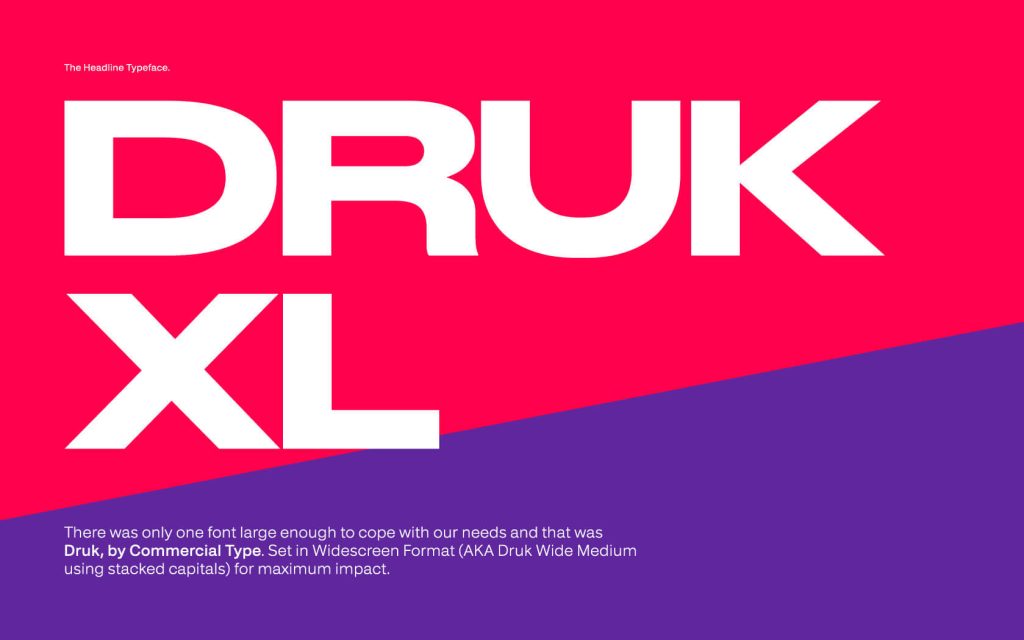 Epix. Headline typeface