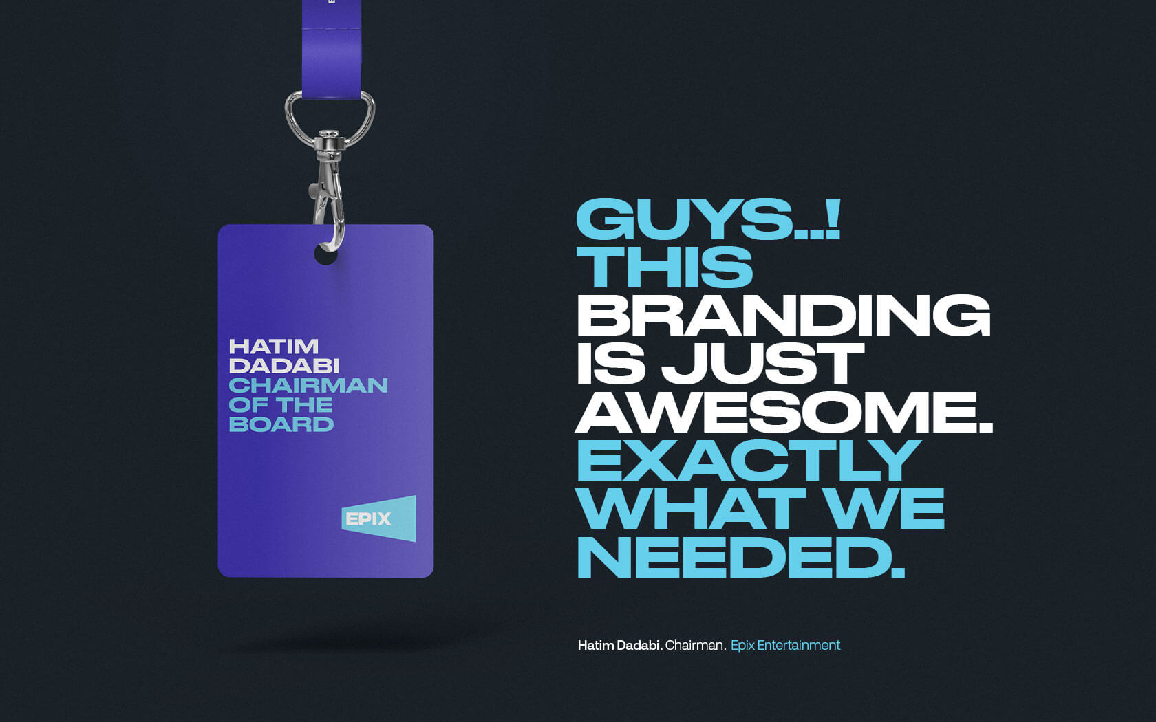 Epix. Lanyard Design