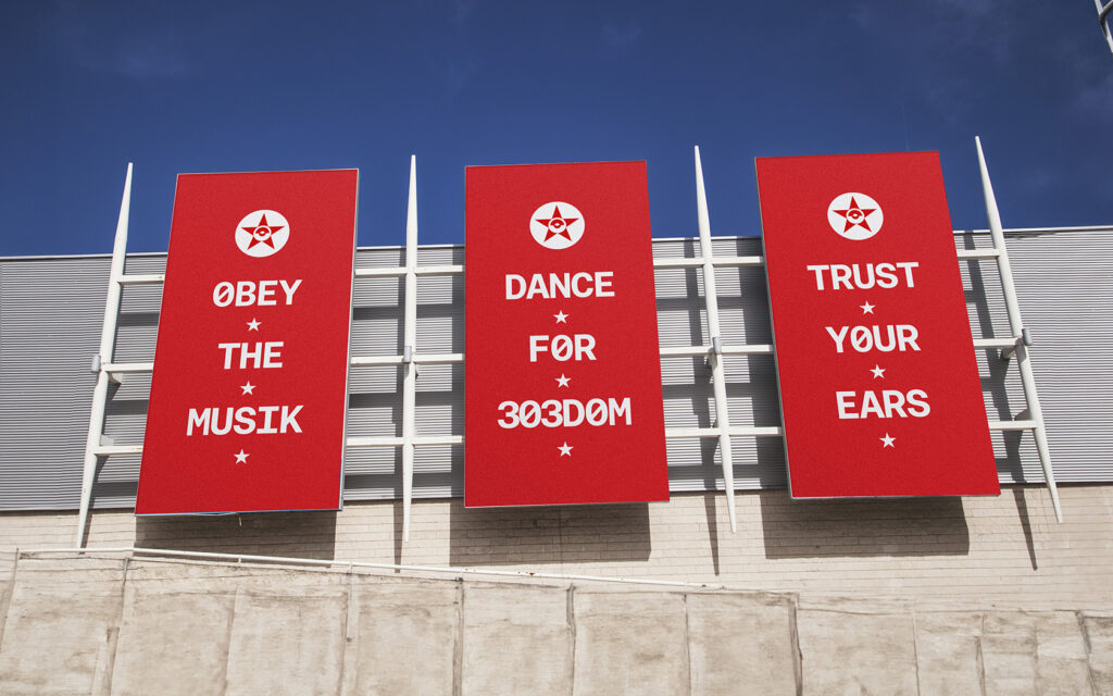 Propaganda. Hanging Banners