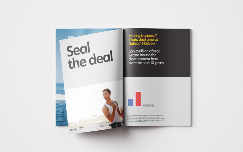 Bahrain Harbour book spread