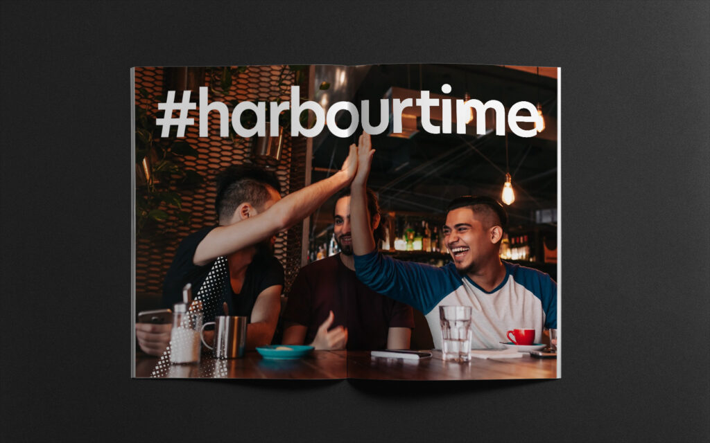 Bahrain Harbour. Book spread