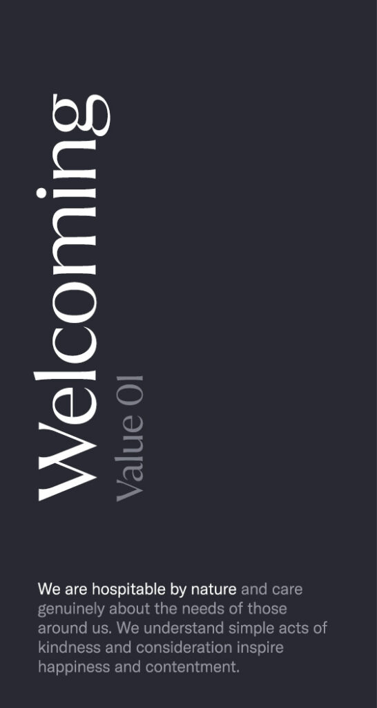 Marassi Galleria. Brand Values - Welcoming