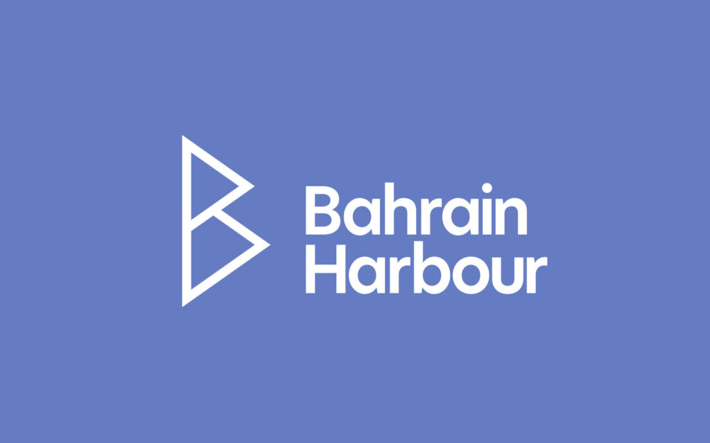 Bahrain Harbour brand logo in white