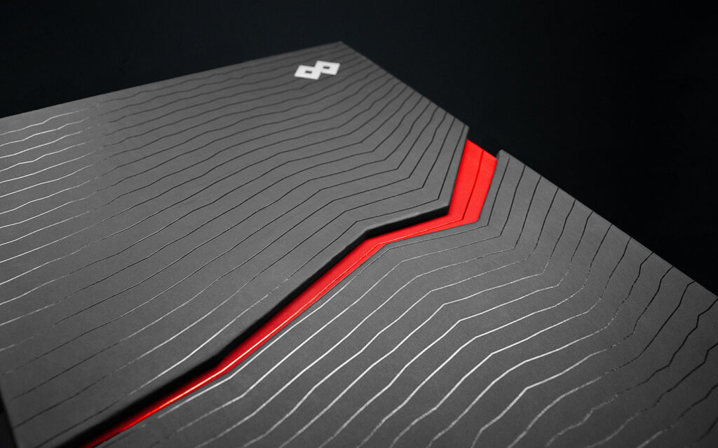Annual Report slipcase detailed