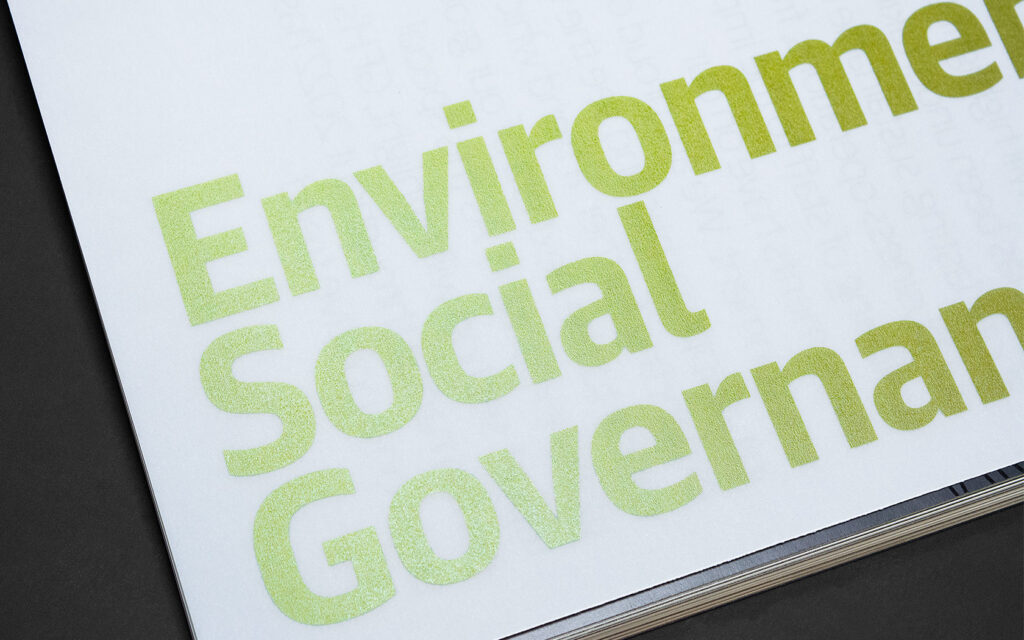 Annual Report ESG Section