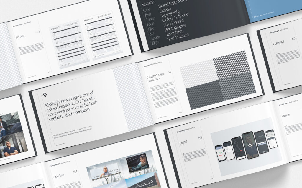 Khaleeji. Brand Guidelines Spreads