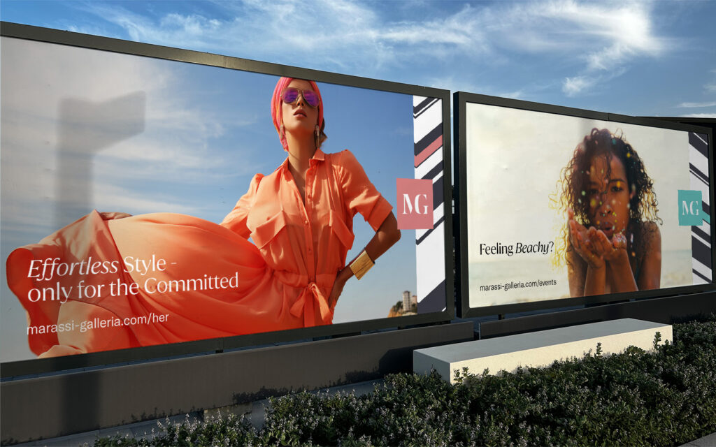 Marassi Galleria. Hoarding Example