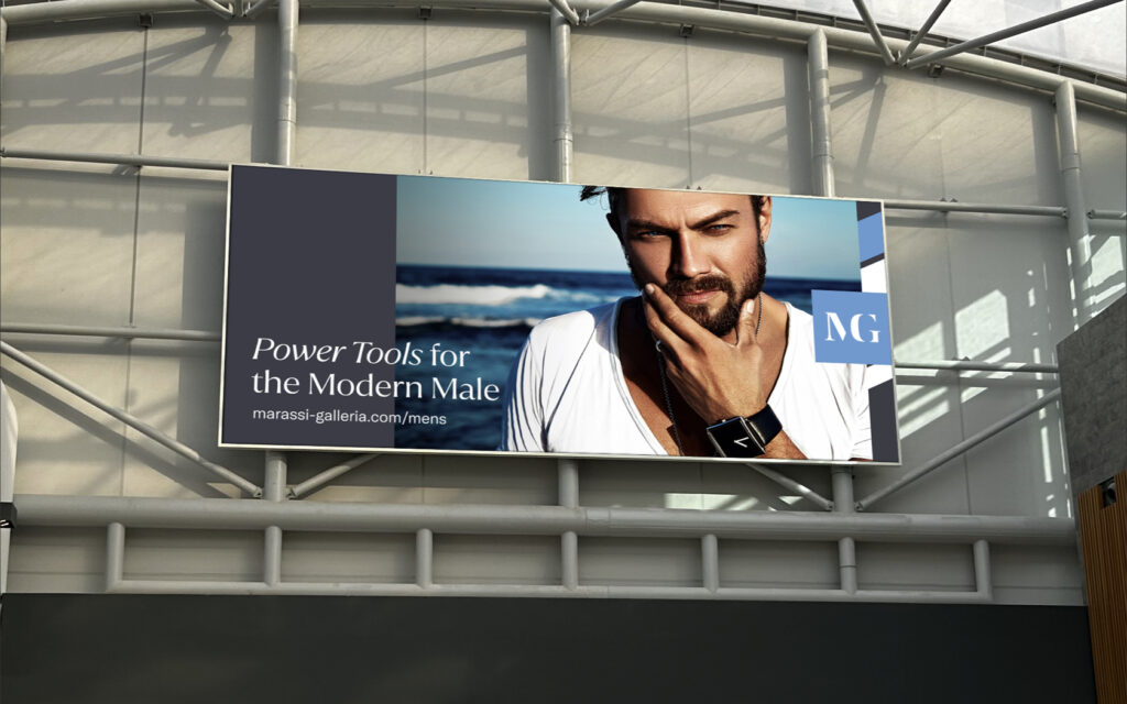Marassi Galleria. Billboard Example