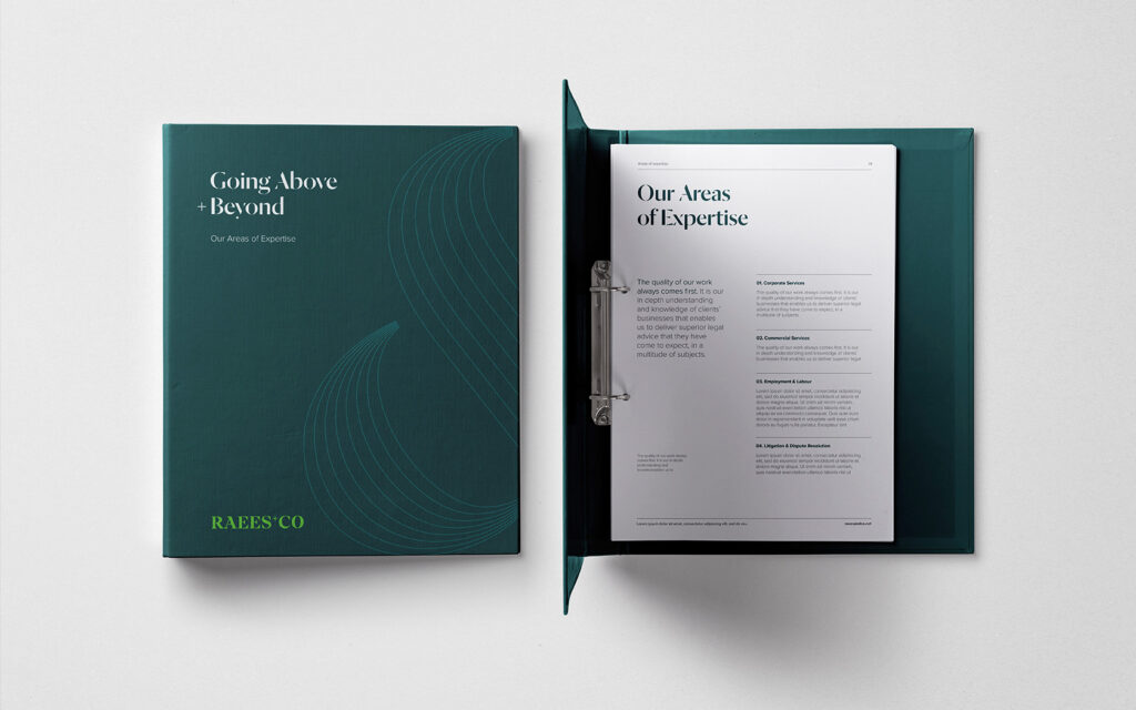 Raees & Co. Document Folder
