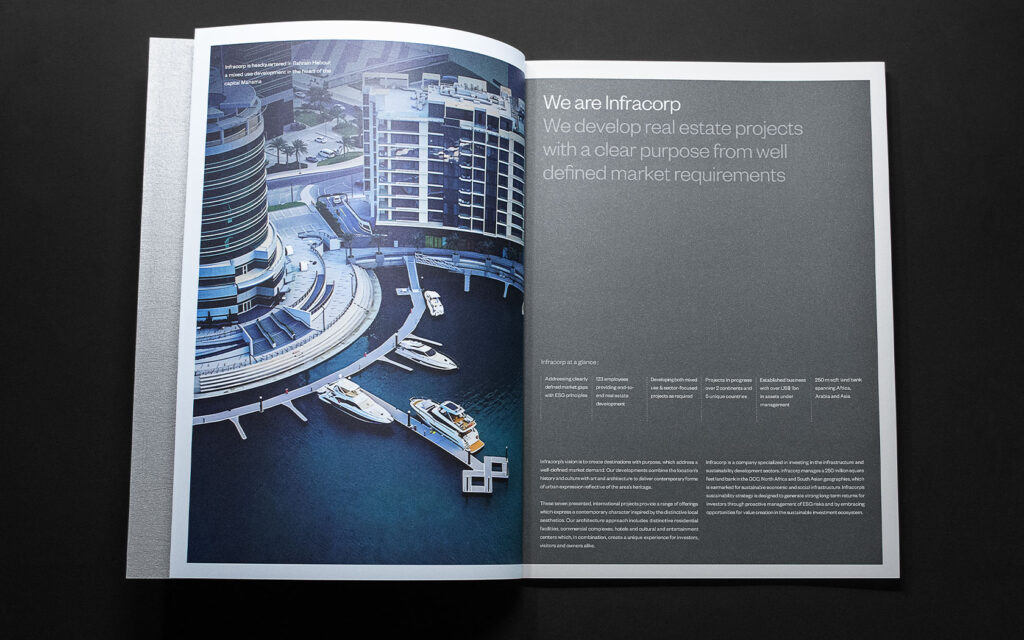 Infracorp Brochure. Company profile spared