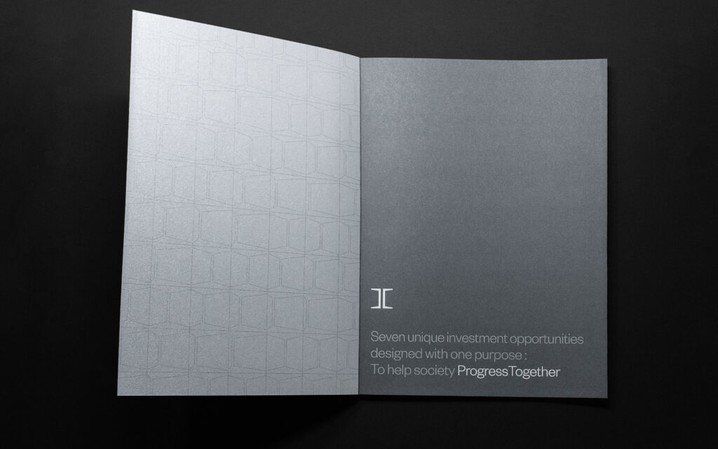 Infracorp. Brochures cover inside