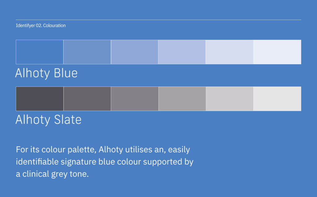Alhoty. Brand Colours