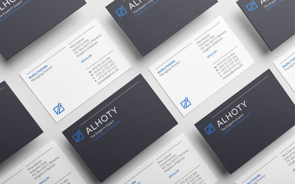 Alhoty. Business Cards