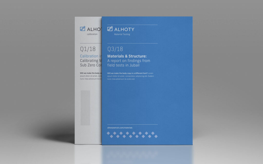 Alhoty. Report Covers