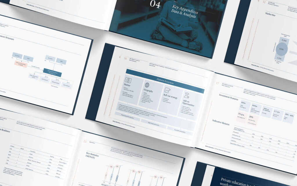 Britus Education. Brand Guidelines spreads