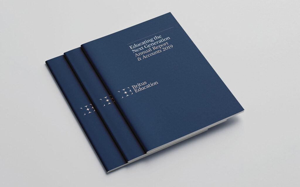 Britus Education. Report cover example