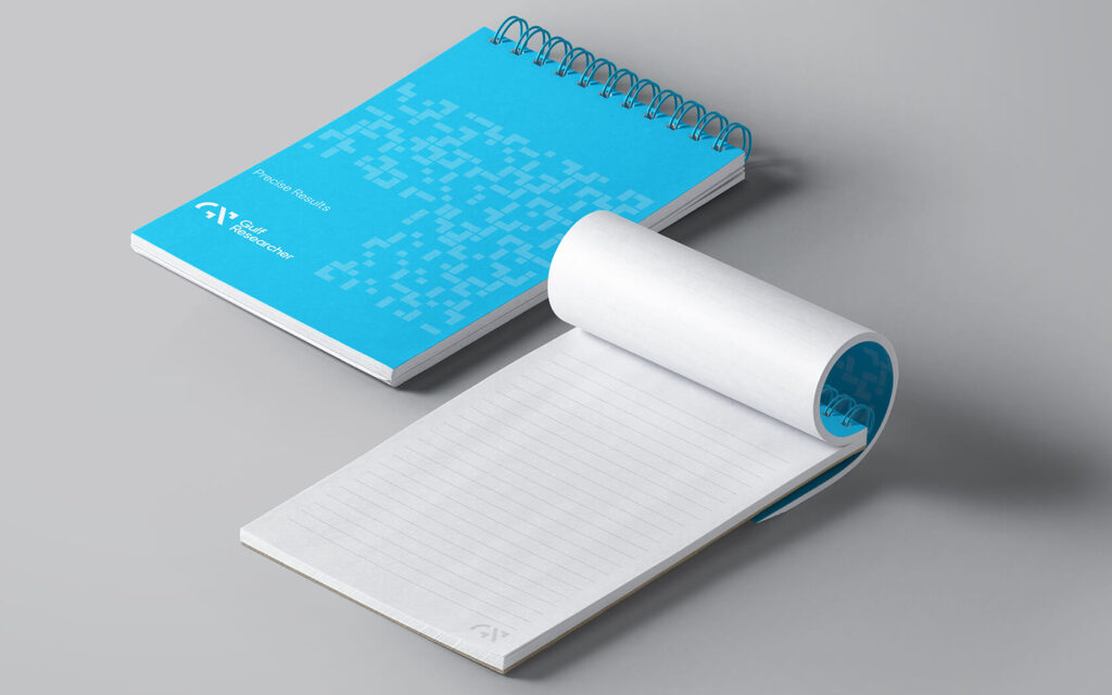 GRE. Notepad with linings