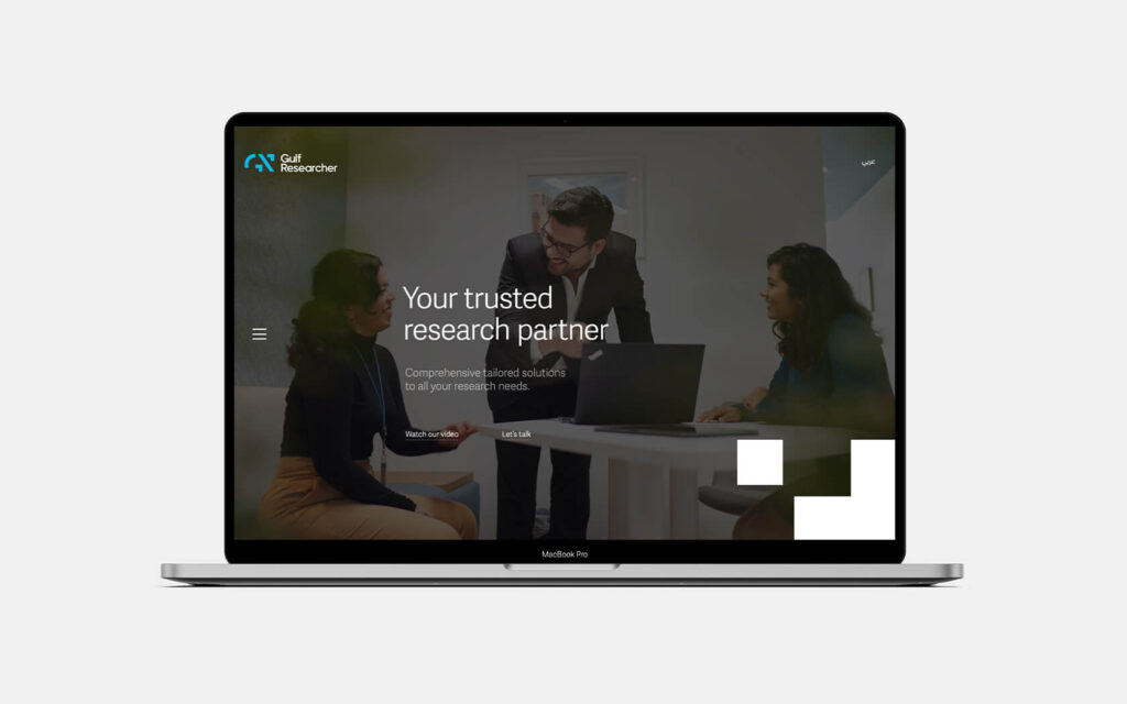 GRE Website. Homepage