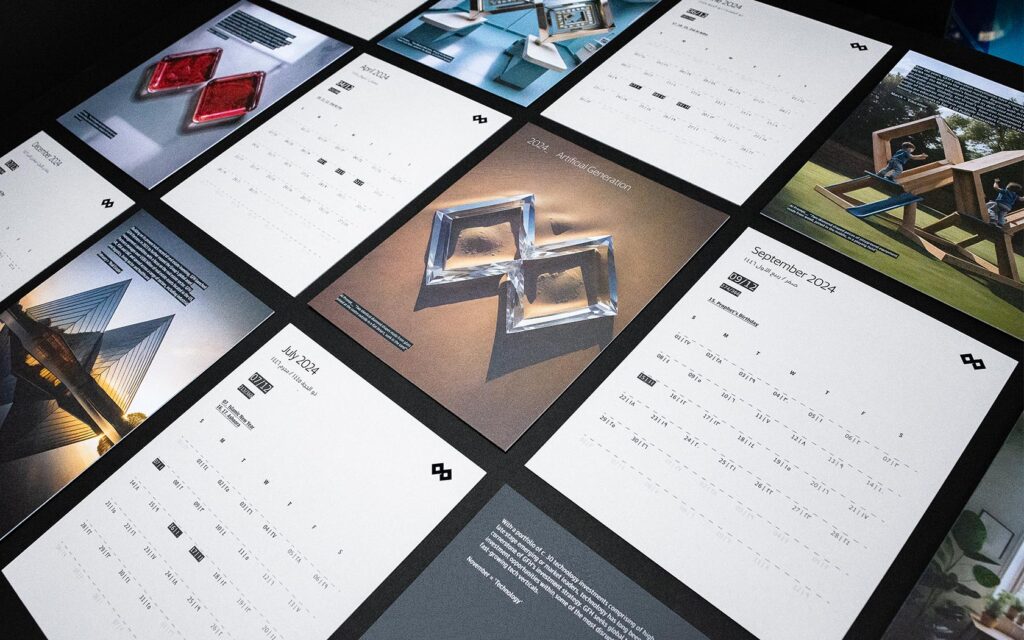 GFH Calendar 2024. Calendar sheets