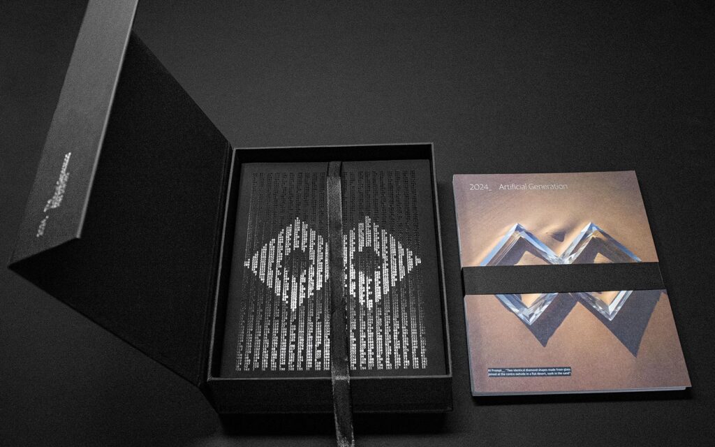 GFH Calendar 2024. Open box with calendar sheets