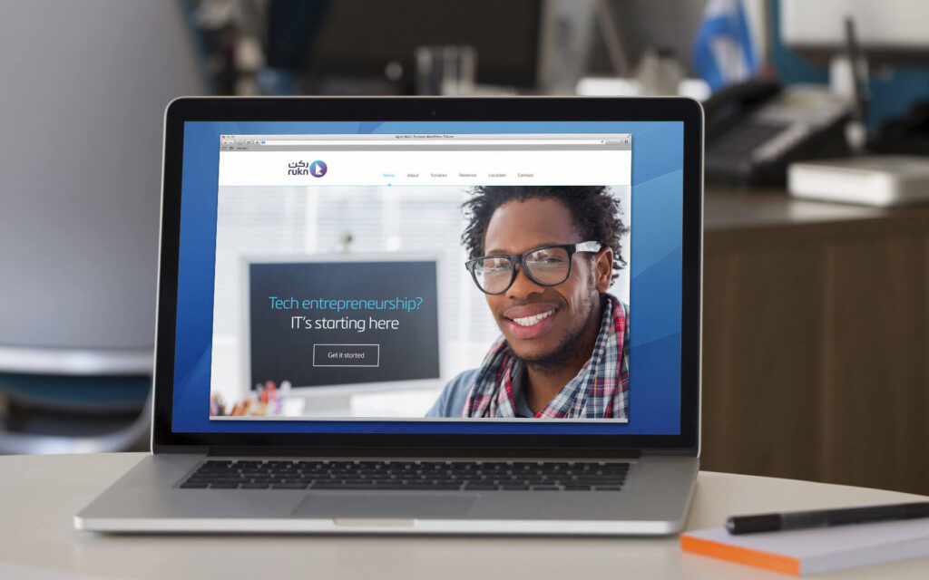 Rukn. Website homepage