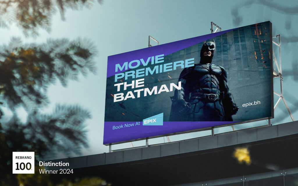 Epix. Movie poster billboard