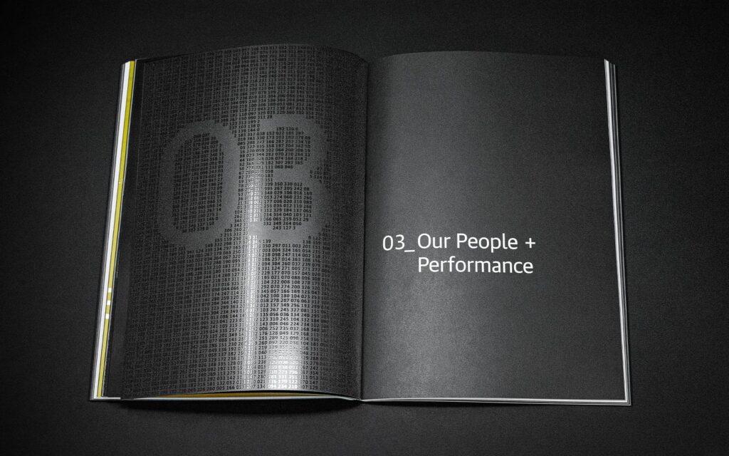 People & Performance section divider for GFH Annual Report 2023.