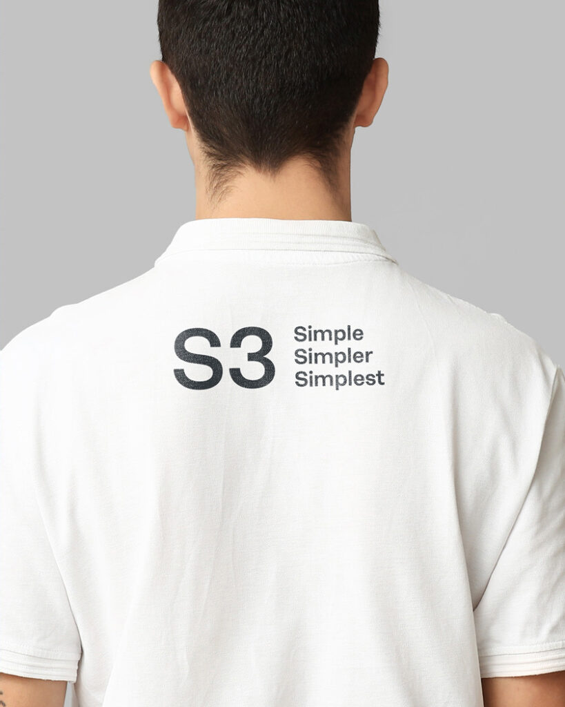 T-shirt backside design for Gtech Brand.