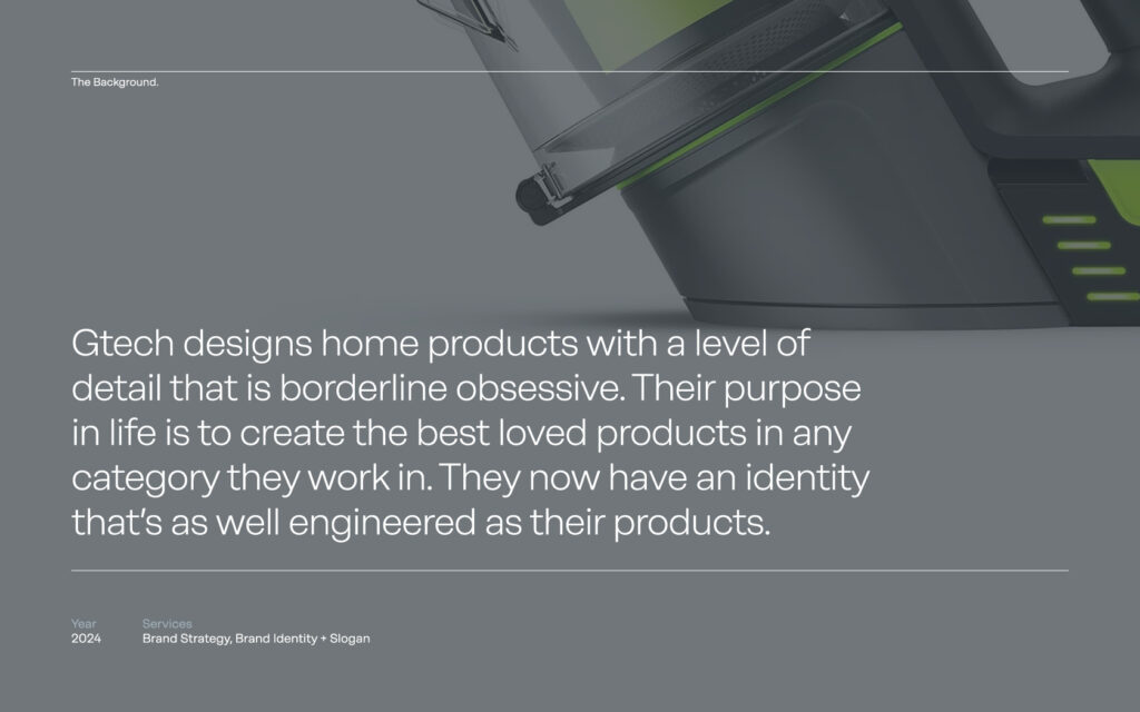 Background about Gtech Brand
