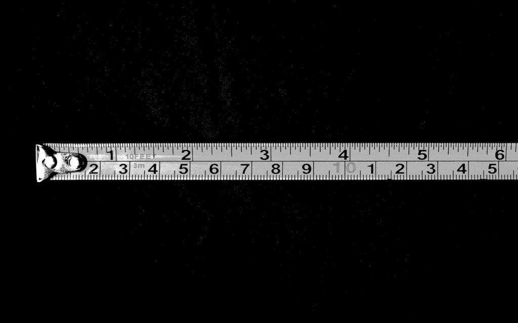 Brand Management ROI expressed using a tape measure