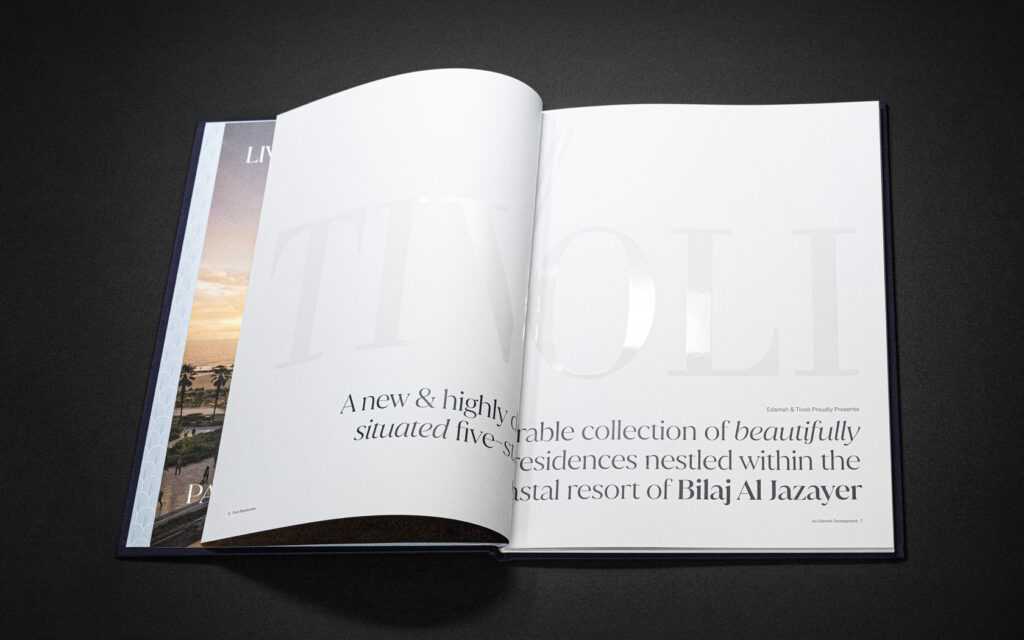 Intro spread for Tivoli Brochure